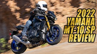 2022 Yamaha MT10 SP Review  First Ride [upl. by Tyre]