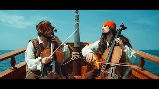 2CELLOS  Pirates Of The Caribbean OFFICIAL VIDEO [upl. by Aynotel]