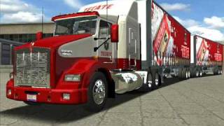 CAMIONES VIRTUALES DE VTCTEA 18 WHEELS HAULIN [upl. by Haziza538]