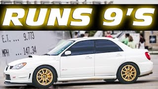 STOCK Long Block STi  977  147mph  WORLD RECORD [upl. by Odessa]