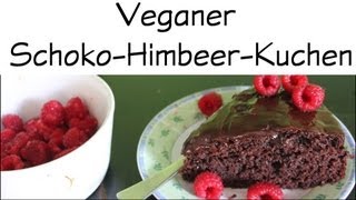 Veganer SchokoHimbeerKuchen [upl. by Rramaj]