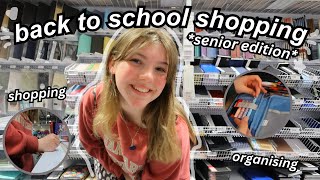 My Last Ever Back to School Shop  SENIOR YEAR [upl. by Lachlan]