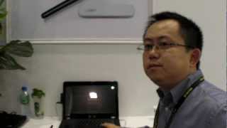 Yifang Digital Pen for Windows 8 laptops at Computex 2012 [upl. by Barmen925]