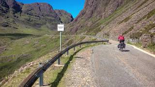 Cycling the Bealach an Ba Applecross Pass  Scotland UK [upl. by Anilet]