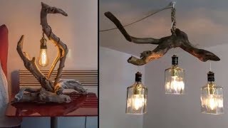 ​​DIY driftwood lights  you can do it yourself [upl. by Yetah]