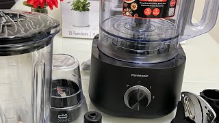 Panasonic 9 in 1 Food processor for 25 funtions detailed review [upl. by Thurlow]