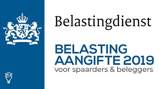 Belastingaangifte over 2019 [upl. by Kajdan]