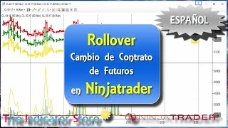 Cambio de Contratos de Futuros Rollover en Ninjatrader [upl. by Oalsecnew]