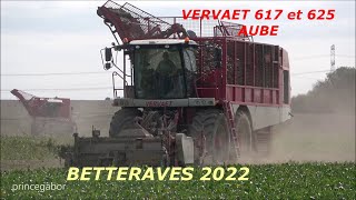 BETTERAVES  VERVAET 617 et 625 BEET EATER  AUBE 07oct 2022 [upl. by Brear389]