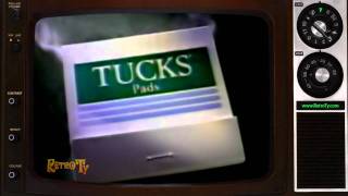 1990  Tucks Pads from ParkeDavis [upl. by Enirahtak]