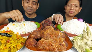 HEALTHY BENGALI LUNCH  DELICIOUS FOOD EATING SHOW [upl. by Ronile13]