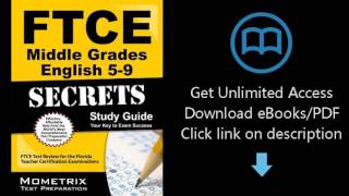 FTCE Middle Grades English 59 Secrets Study Guide FTCE Test Review for the Florida Teacher Certifi [upl. by Suivatnad293]