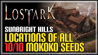 Sunbright Hill All Mokoko Seeds Locations Lost Ark [upl. by Boudreaux307]