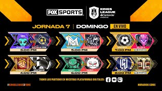 Jornada 7 Kings League Americas  EN VIVO [upl. by Nitsrek]