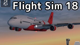 Flight Sim 18 ジェットストリーム風にゲームを使って再現しました！ [upl. by Euginimod]