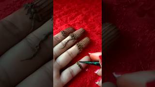 new finger mehndi dessing shorts youtubeshorts mehandi [upl. by Imoin]