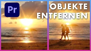 Bewegende Objekte im Video Entfernen  Premiere CC Pro Tutorial [upl. by Erdda]