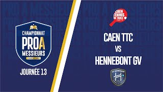 PRO A MESSIEURS  J13  CAEN TTC  HENNEBONT TTC [upl. by Blunk]