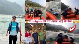 Swift को लेकर गए Rishikesh rafting करने  मजा आ गया Foreigner हो गया अपने Bhai के fan ❤️ [upl. by Rae]