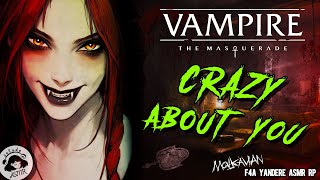 ASMR RP 🩸Yandere Vampire Turns You F4A Vampire The Masquerade Malkavian Manic Visuals [upl. by Arratahs87]