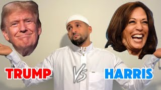 Asking American MUSLIMS Who Theyre Voting For Trump or Harris [upl. by Imyaj]