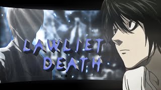 L Lawliet  Death Note 📕 Emotional EditAMV [upl. by Hayikaz]