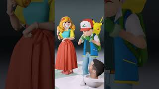 Pikachu amp MISS DELIGHT 2 ft Skibidi Toilet Whos that Pokémon 40 pokemon memes [upl. by Anoirb]