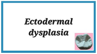 Ectodermal Dysplasia  Important Notes  Diseases of Skin  Oral Pathology [upl. by Nichols]