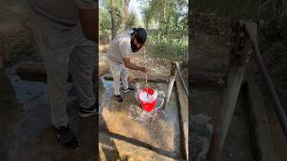 Today we cleaned big hand pump in graveyard pakistan islamicvideo shorts reels [upl. by Krid660]