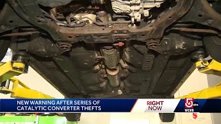 New warning after series of catalytic converter thefts [upl. by Amalle]