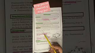 Dosage form and components of dosage form [upl. by Nennek]