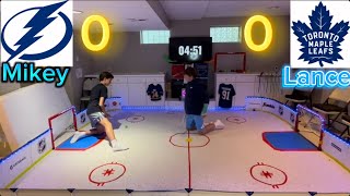 Drop In Game 10 Tampa Bay Lightning VS Toronto Maple Leafs Mikey VS Lance New Rink Updates [upl. by Hunsinger]