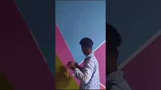 Wall designs aibro tape painting [upl. by Legna]