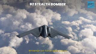 B2 Spirit Bomber Touches Down at Whiteman AFB – Stealth in Action [upl. by Onitnelav939]