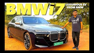 7 സീരീസിന്റെ ഇലക്ട്രിക്ക് വേർഷൻ BMW i7ആഡംബരവും പ്രൗഢിയും ലാഭകരമായ ഡ്രൈവും ഈ മോഡലിൽ ഒന്നിക്കുന്നു [upl. by Adnahsal]