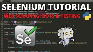 Python Selenium Tutorial 1  Web Scraping Bots amp Testing [upl. by Neelloc445]