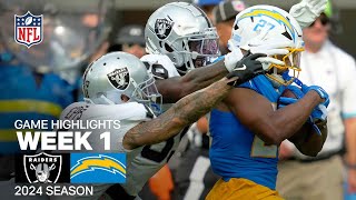 Las Vegas Raiders vs Los Angeles Chargers Game Highlights  NFL 2024 Season [upl. by Iemaj]