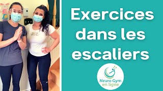 Exercices dans les escaliers│Pour renforcer les jambes et améliorer l’équilibre [upl. by Trilly197]