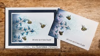 Bumble amp Hum Take Flight by Jo Rice  A Lavinia Stamps Tutorial [upl. by Leifer]