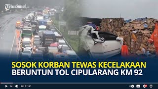 Sosok Korban Tewas Kecelakaan Beruntun Tol Cipularang KM 92 Terjepit Kursi Tangis Histeris [upl. by Eerazed747]