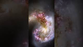 The beauty of antennae galaxies ll golden hour ll shorts space galaxy viralvideo [upl. by Neillij]