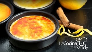 Crema catalana en recetas de postres faciles rapidos y caseros [upl. by Anadroj]