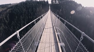 Longest Suspension Bridge Germany quotGeierlayquot  Hunsrück Germany [upl. by Tomas125]