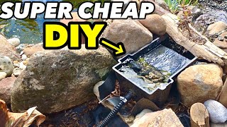 SUPER CHEAP DIY POND FILTER THAT WORKS [upl. by Einnov138]