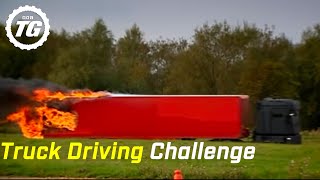 Truck Driving Challenge Part 2 Alpine Course Race  Top Gear  BBC [upl. by Moseley796]