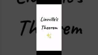 Liouvilles Theorem in statistical mechanics [upl. by Ahsyla731]