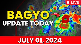 Bagyo Update Today July 01 2024  Low Pressure Area in the Philippines Today Update [upl. by Monroe]