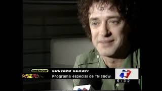 Gustavo Cerati Entrevista quotAhí Vamosquot  TN  2006 [upl. by Eenwahs740]