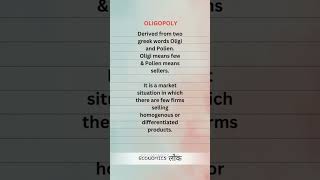 oligopoly economics class11economics microeconomics shorts economicsnotes [upl. by Wake]