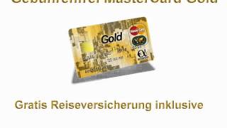 MasterCard Gold gebührenfrei beantragen [upl. by Erbes]